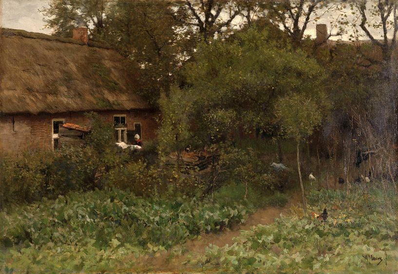 The Vegetable Garden, Anton Mauve by Masterful Masters