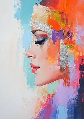 Portrait de femme | Beauté abstraite en pose