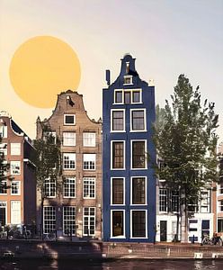 Modernes Amsterdamer Grachtenhaus
