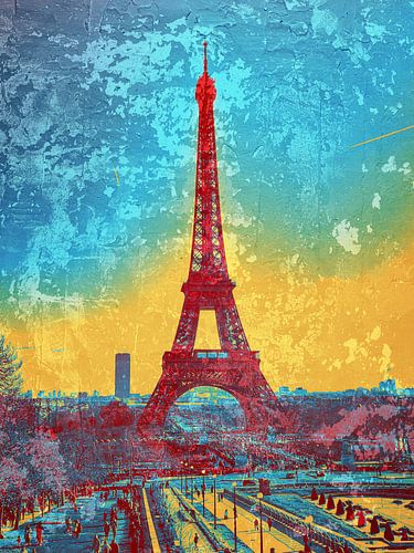 Parijs - De Eiffeltoren Duotoon