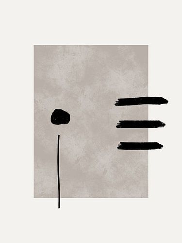 Abstrait moderne avec des textures et des lignes dans des couleurs terreuses