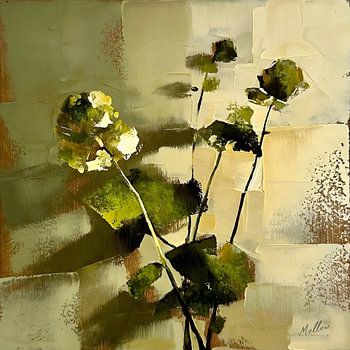 Quiet Strength – Abstrakte botanische Kunst