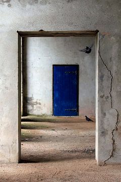 the blue door