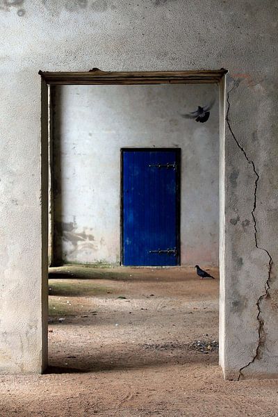 de blauwe deur van Yvonne Blokland