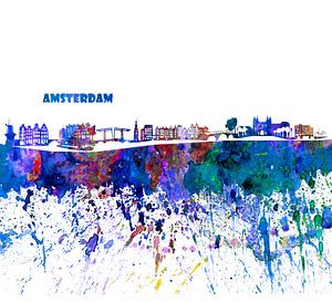 Amsterdam Skyline von Markus Bleichner