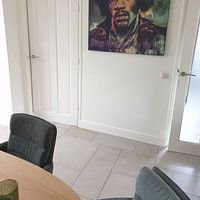 Kundenfoto: Jimi Hendrix küsst den Himmel von Rene Ladenius Digital Art, als art frame