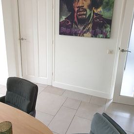 Kundenfoto: Jimi Hendrix küsst den Himmel von Rene Ladenius Digital Art, als artframe