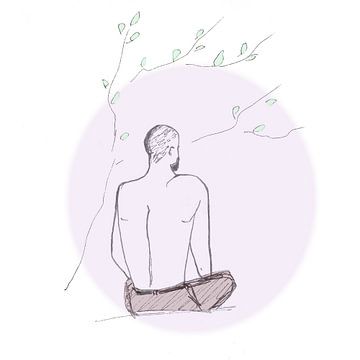 Zen meditation by Karolina Grenczyk