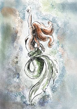 Mermaid explosion by Emiel de Lange