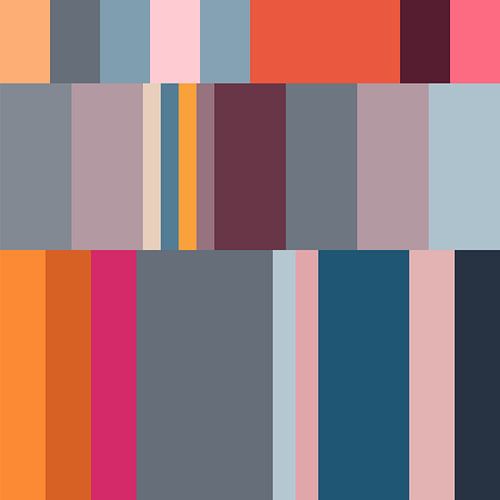 Moderne abstracte minimalistische geometrische kunst in heldere pastelkleuren V