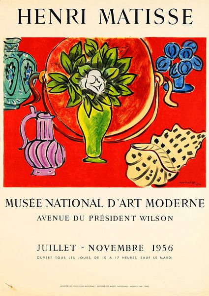 Henri Matisse, Musée national d&#039;Art moderne 1956 von Maria Blair
