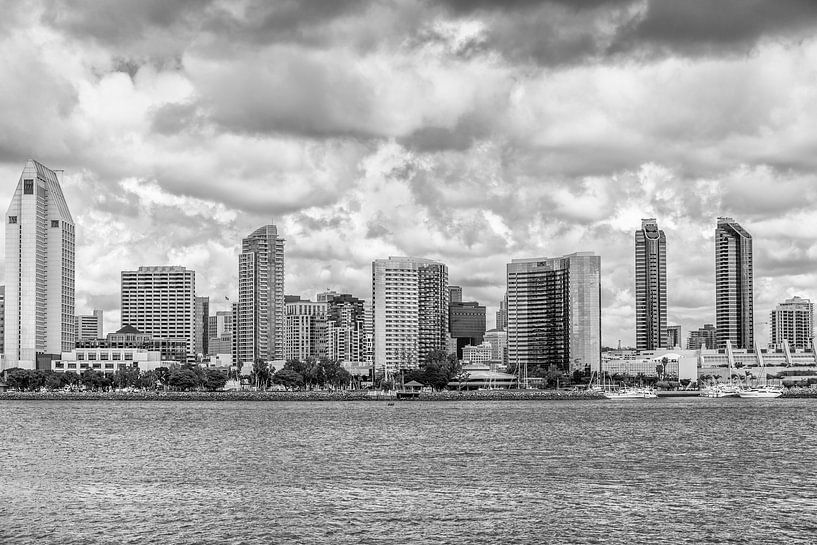 Gray Clouds Skyline by Joseph S Giacalone Photography