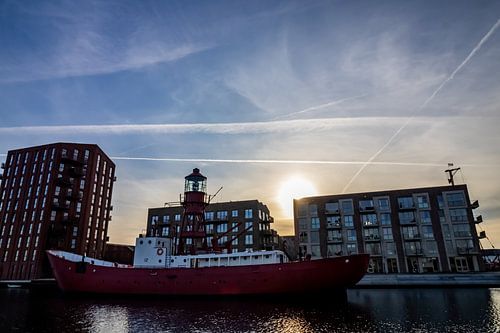 Light vessel in Amsterdam