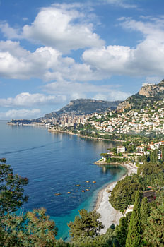 Uitzicht op Monaco