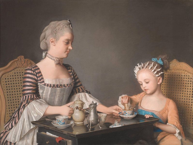 Das Frühstück der Familie Lavergne, Jean-Etienne Liotard von Meisterhafte Meister