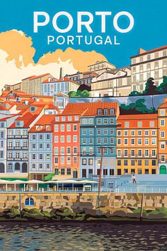 Porto, Portugal. van Poster Art Shop
