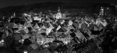 The half-timbered houses of Freudenberg in Siegerland