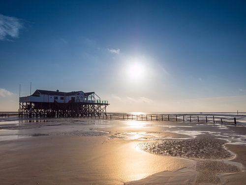 Op het strand van Sankt Peter-Ording