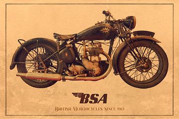 De Vintage BSA Motorfiets