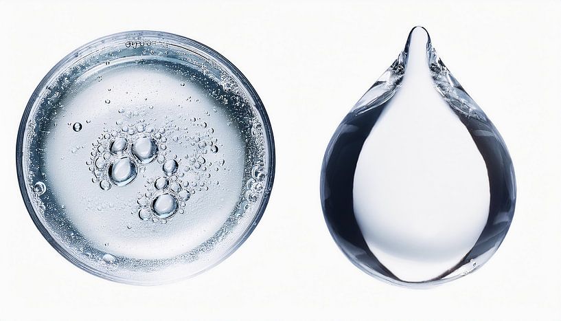 Gel met luchtbellen transparant van Mustafa Kurnaz