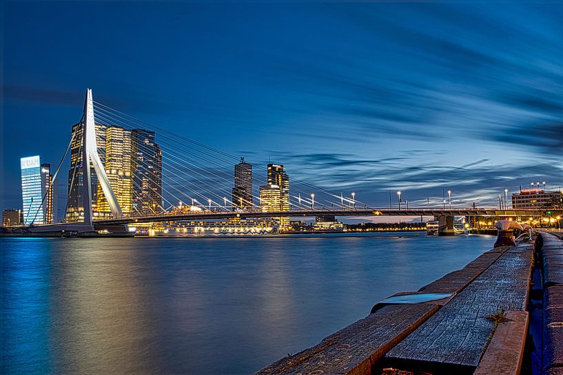 Erasmus Bridge Rotterdam by Wim van Beelen