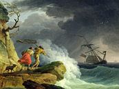 Claude Joseph Vernet,Kustscene in een storm van finemasterpiece thumbnail