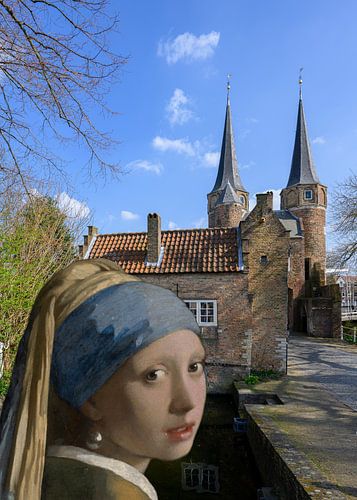 Girl with a Pearl Earring visits Delft