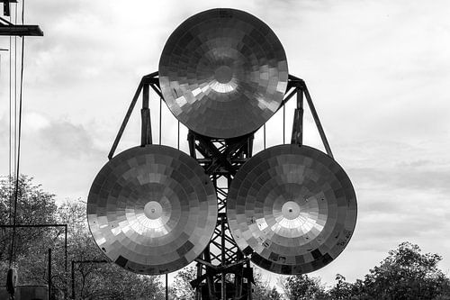 Het Radio Optische Telescoop Observatorium ROT-54 bij Yerevan in Armenië