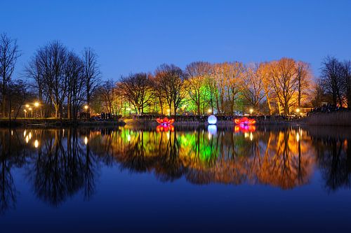 Fort Blauwkapel in Utrecht während der Veranstaltung Linie in Lichterlaaie (1)