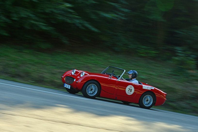 Austin Healey MK1 Frogeye op de heuvel - Eggberg Classic 2019 van Ingo Laue
