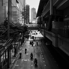 Die Straßen von Bangkok von Bart van Lier