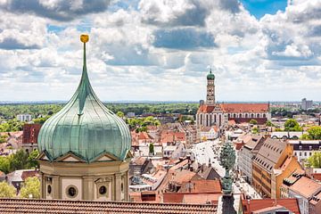 Blick über die Dächer von Augsburg von ManfredFotos