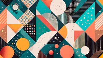 Shapes and patterns with colours by Mustafa Kurnaz