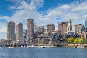 BOSTON Skyline North End & Financial District sur Melanie Viola