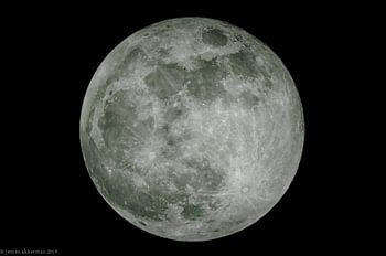 volle supermaan en toch zo leeg