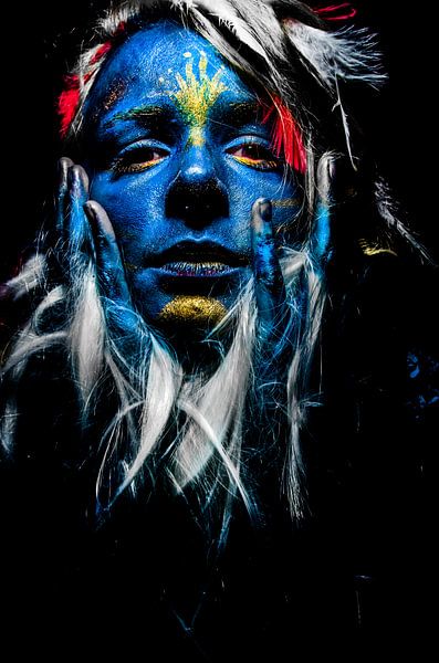 Artfully painted person by Atelier Liesjes