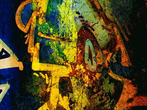 Modern, Abstract Digitaal Kunstwerk - There's An Innerpeace I'm Seaking