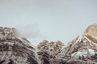 Sommet de montagne au lever du soleil