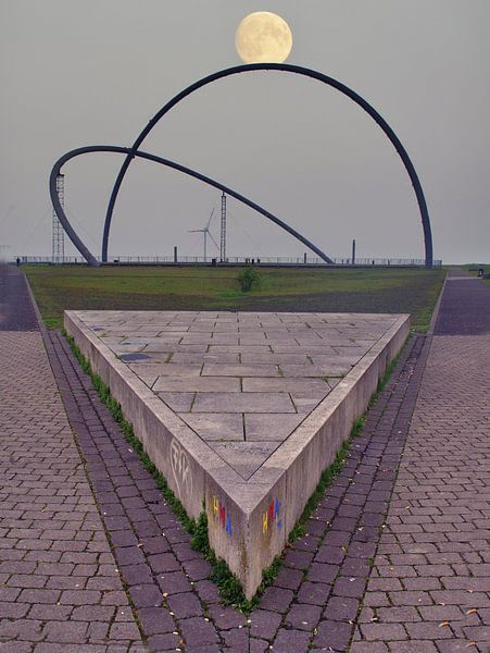 Uitzicht naar het hemelobservatorium van Edgar Schermaul