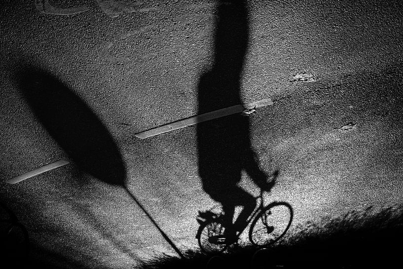  Ombre d'un cycliste, Pays-Bas par Nick Hartemink