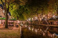 Having a drink along Utrecht's Oudegracht canal