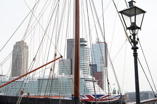 Boat,liner ship in Rotterdam.