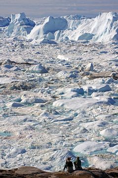 Vue du fjord de glace