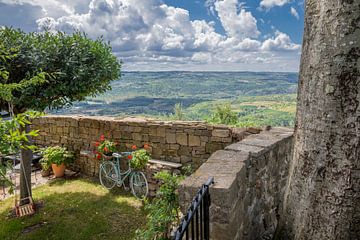 Groznjan, Istrië, Kroatië uitzicht