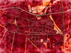 Carte de Tynaarlo avec le style 'Amber Autumn' sur Maporia