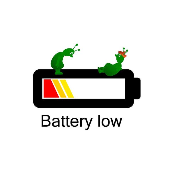 Batterie Grüntyers faible. par Grüntyers .