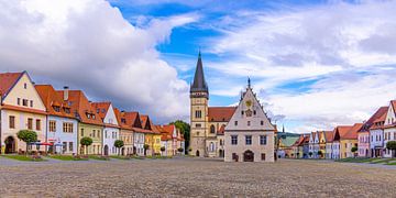 Middeleeuws stadje Bardejov in Slowakije van Adelheid Smitt