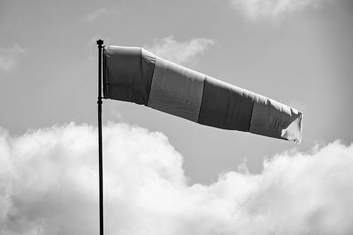 Opgeblazen windzak