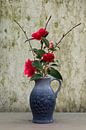 Stillleben Blumen in einer Vase von Klaartje Majoor Miniaturansicht