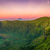 Sonnenuntergang Vulkankrater von Faial von Antwan Janssen